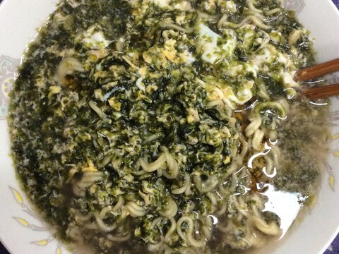 海苔&卵たっぷり♪のりたまラーメン